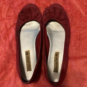 Burgundy American Eagle flats